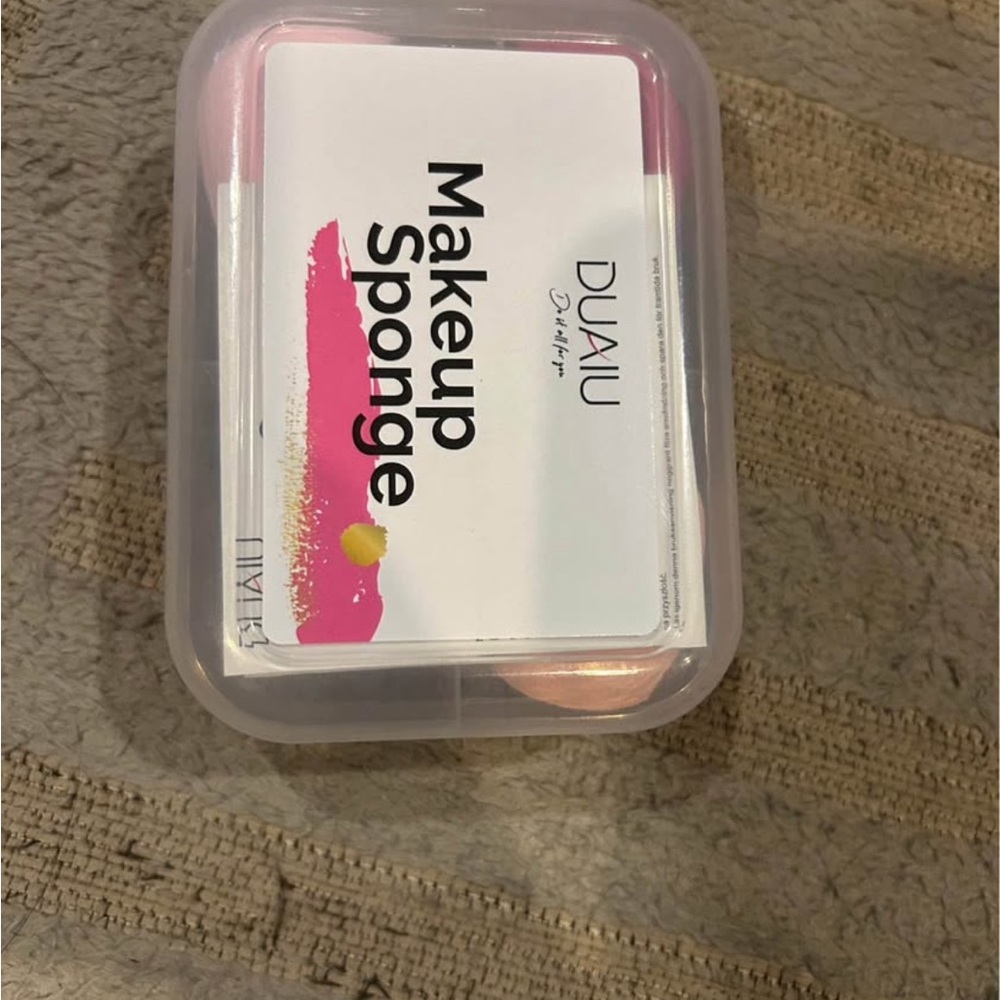 Makeup Sponge Set - Pink and Orange